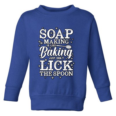 Soapmaking Gift For Soapmakers Makers Handmade Soap Making Gift Toddler Sweatshirt