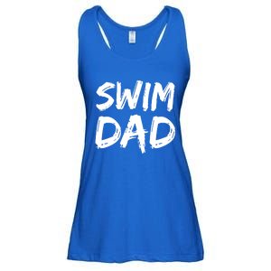 Swimming Gift For Swimmers FatherS Day Idea Swim Dad Gift Ladies Essential Flowy Tank