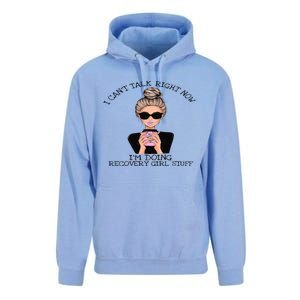 Sobriety Gifts For Women Doing Recovery Girl Stuff AA NA Unisex Surf Hoodie