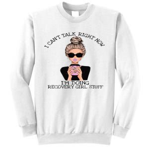 Sobriety Gifts For Women Doing Recovery Girl Stuff AA NA Sweatshirt