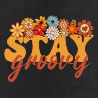 Stay Groovy Flower Power Retro Hippie Vibes Cool Comfort Performance Bucket Hat