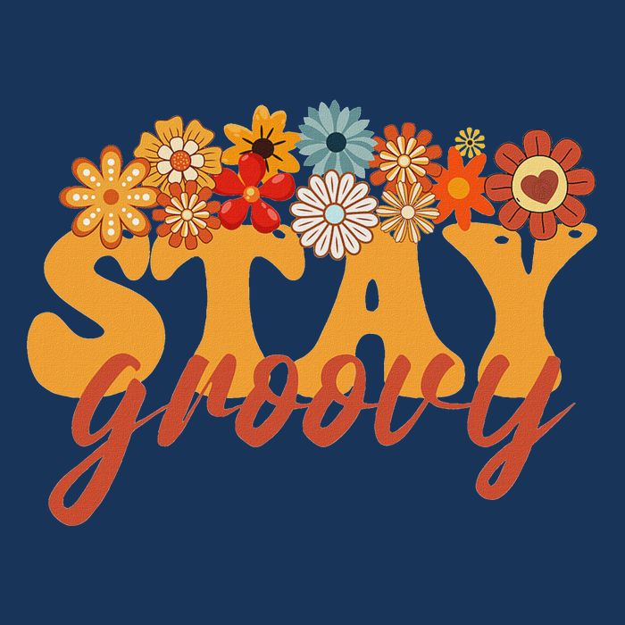 Stay Groovy Flower Power Retro Hippie Vibes Infant Baby Jersey Bodysuit