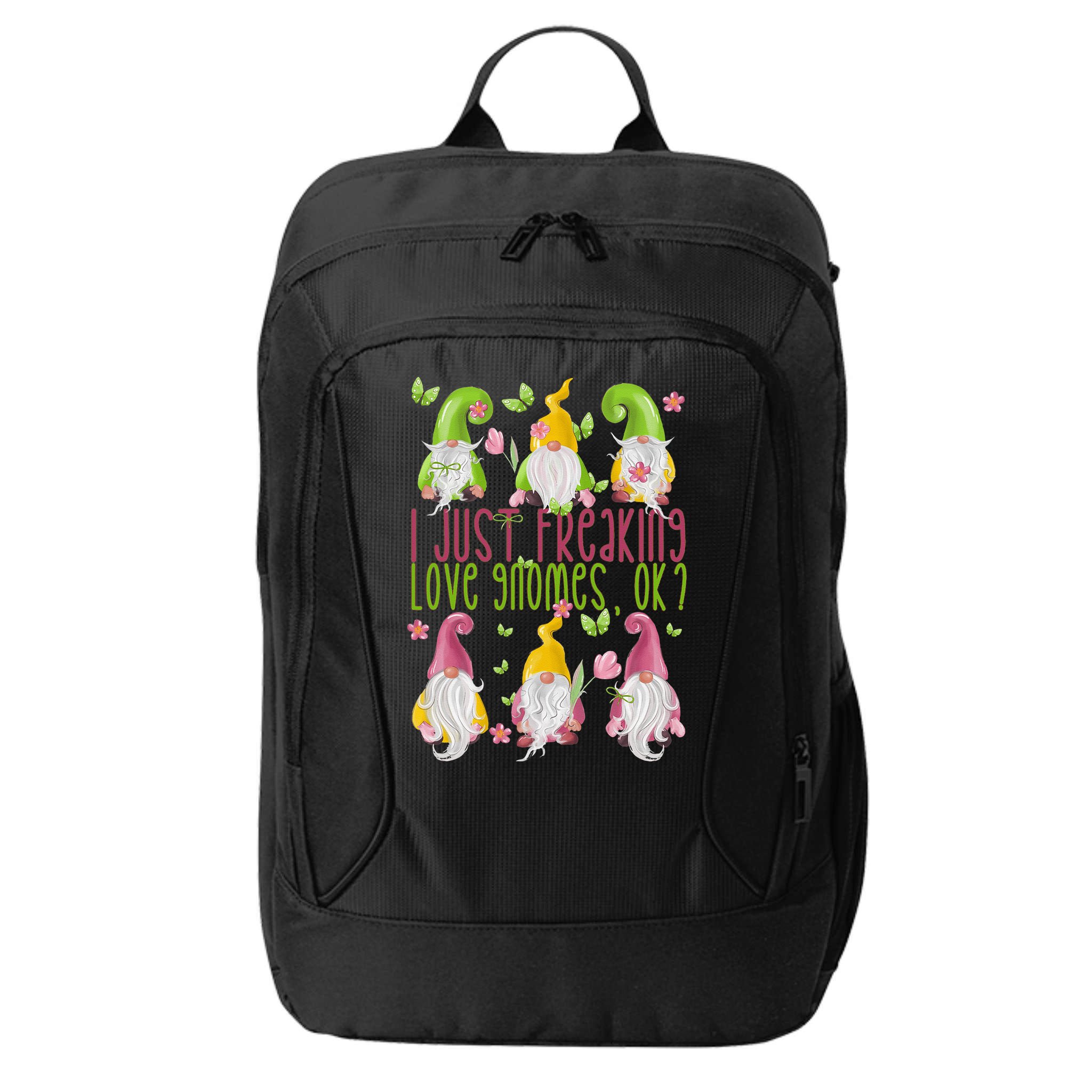 Spring Gnome For Summer I Just Freaking Love Gnomes City Backpack