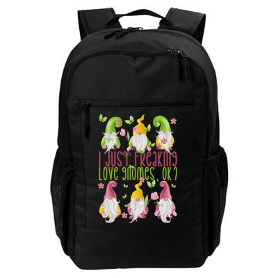 Spring Gnome For Summer I Just Freaking Love Gnomes Backpack