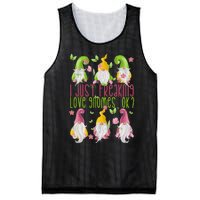 Spring Gnome For Summer I Just Freaking Love Gnomes Mesh Reversible Basketball Jersey Tank