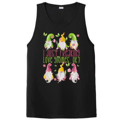 Spring Gnome For Summer I Just Freaking Love Gnomes PosiCharge Competitor Tank