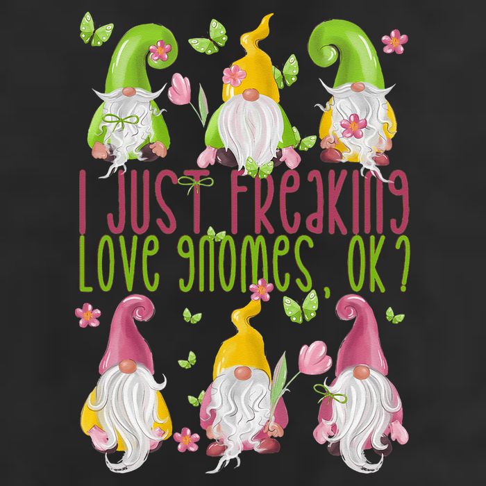 Spring Gnome For Summer I Just Freaking Love Gnomes Golf Towel