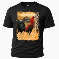 Soy Gallero Gamefowl Rooster Cockfighting Enthusiast Cooling Performance Crew T-Shirt