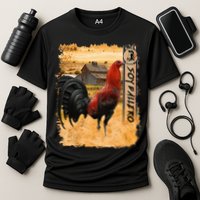 Soy Gallero Gamefowl Rooster Cockfighting Enthusiast Cooling Performance Crew T-Shirt