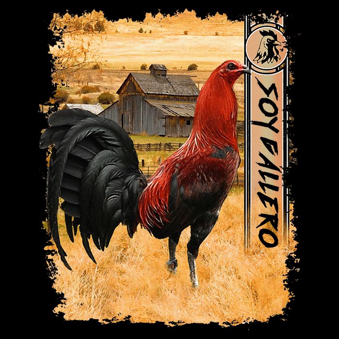 Soy Gallero Gamefowl Rooster Cockfighting Enthusiast Cooling Performance Crew T-Shirt