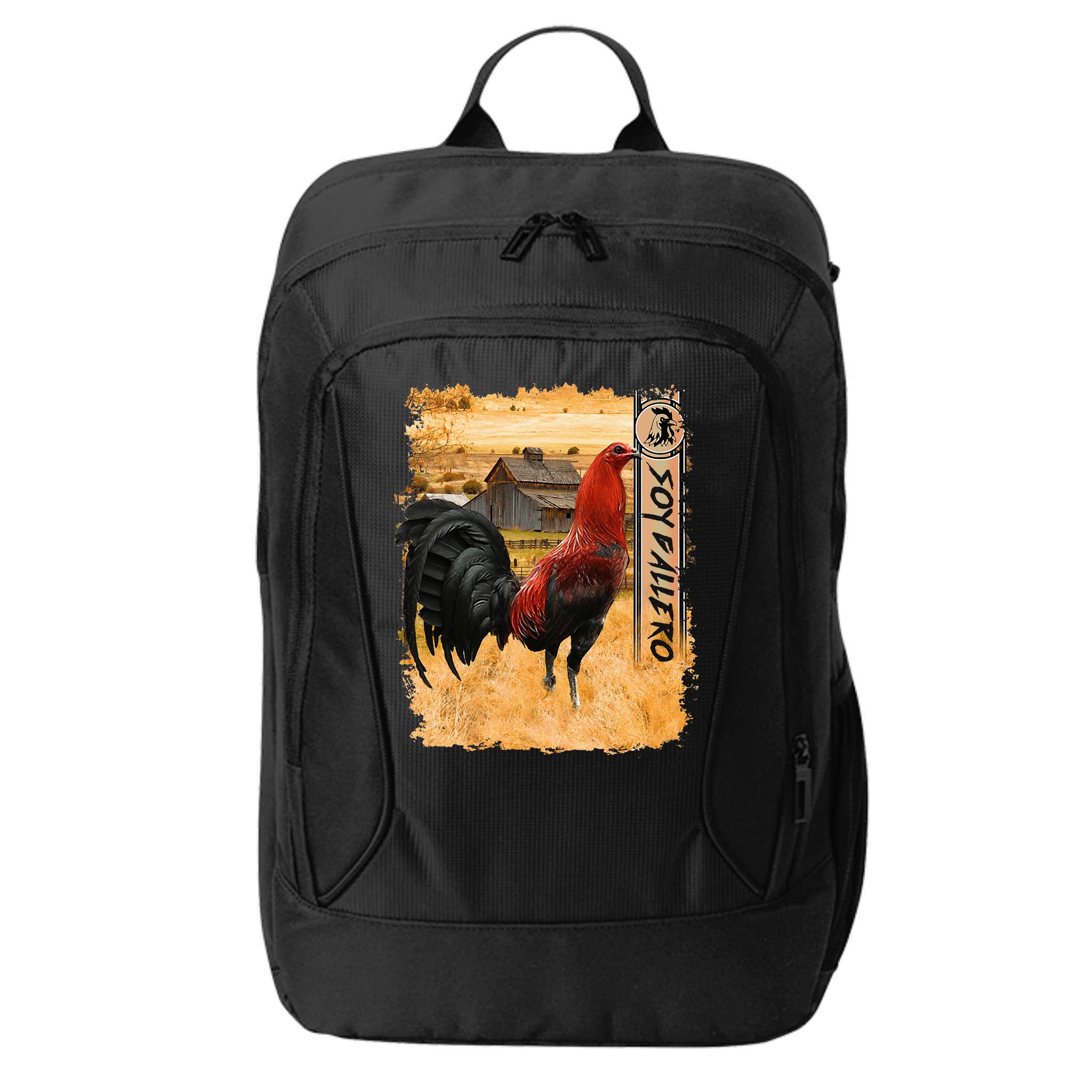 Soy Gallero Gamefowl Rooster Cockfighting Enthusiast City Backpack