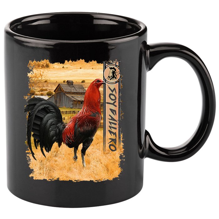 Soy Gallero Gamefowl Rooster Cockfighting Enthusiast 11oz C Handle Ceramic Mug
