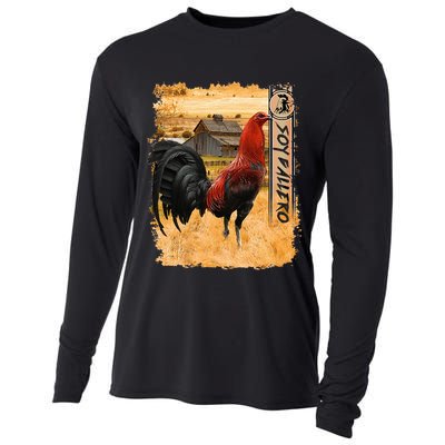 Soy Gallero Gamefowl Rooster Cockfighting Enthusiast Cooling Performance Long Sleeve Crew
