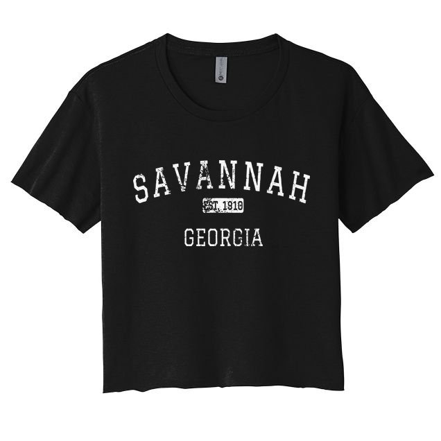 Savannah Georgia GA Vintage Crop Top