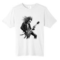 Skeleton Guitar Guy Rock And Roll Band Rock On Tall Fusion ChromaSoft Performance T-Shirt