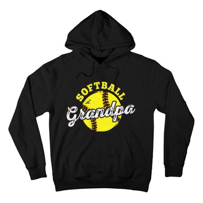 Softball Grandpa Grandfather Father's Day Hoodie