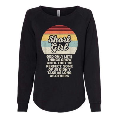 Short Gir.ls God Only Lets Things Grow Until They’re Perfect Womens California Wash Sweatshirt