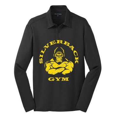 Silverback Gorilla Gym Apparel Powerlifting Strongman Silk Touch Performance Long Sleeve Polo