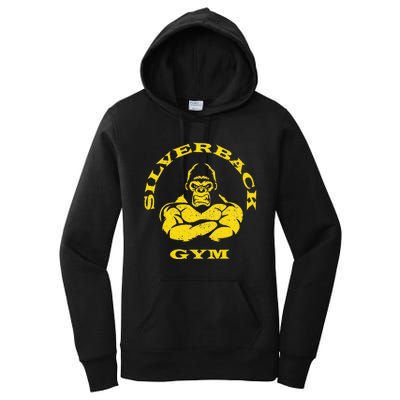 Silverback Gorilla Gym Apparel Powerlifting Strongman Women's Pullover Hoodie