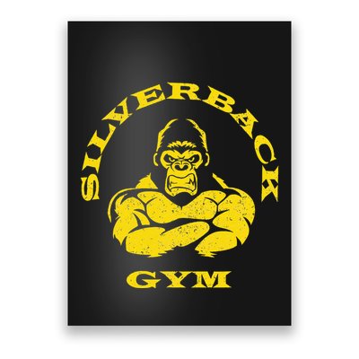 Silverback Gorilla Gym Apparel Powerlifting Strongman Poster