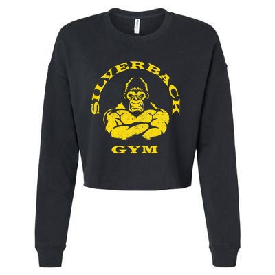 Silverback Gorilla Gym Apparel Powerlifting Strongman Cropped Pullover Crew