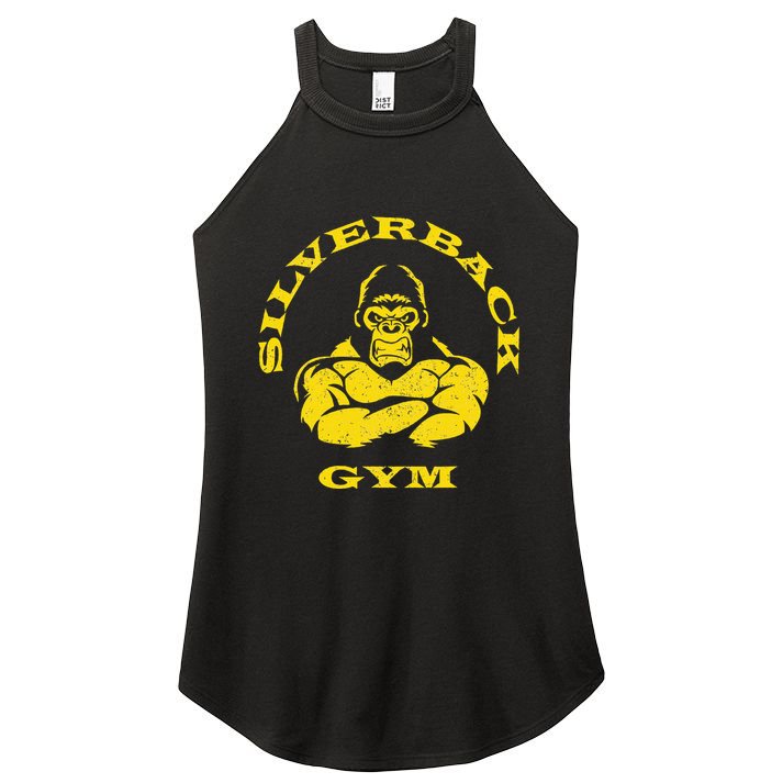 Silverback Gorilla Gym Apparel Powerlifting Strongman Women's Perfect Tri Rocker Tank