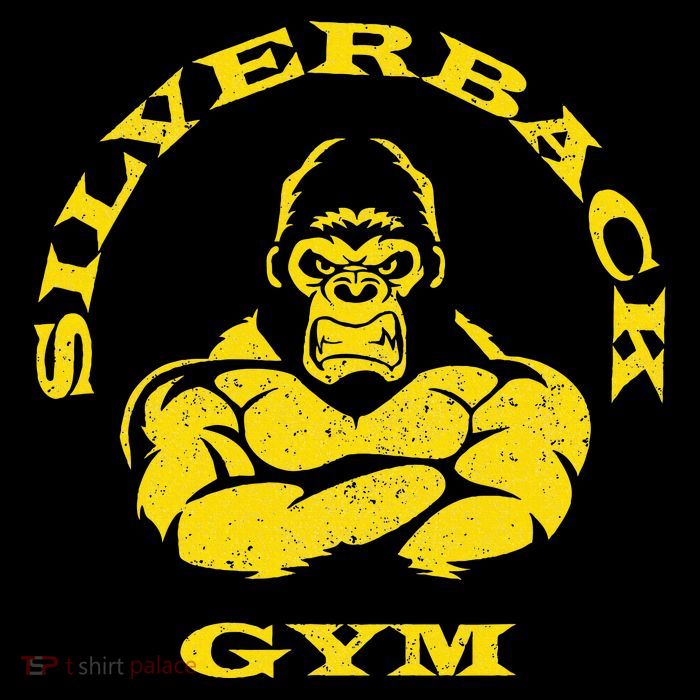 Silverback Gorilla Gym Apparel Powerlifting Strongman Kids T-Shirt