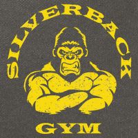 Silverback Gorilla Gym Apparel Powerlifting Strongman Cotton Canvas Backpack