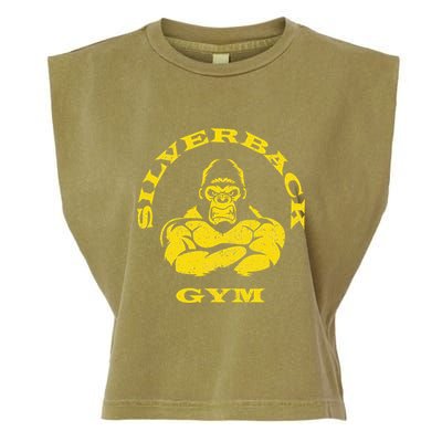 Silverback Gorilla Gym Apparel Powerlifting Strongman Garment-Dyed Women's Muscle Tee
