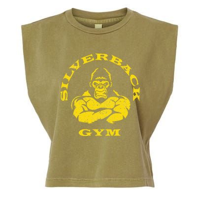 Silverback Gorilla Gym Apparel Powerlifting Strongman Garment-Dyed Women's Muscle Tee