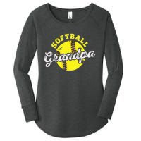 Softball Grandpa Grandfather FatherS Day Women's Perfect Tri Tunic Long Sleeve Shirt