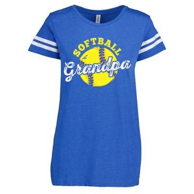 Softball Grandpa Grandfather FatherS Day Enza Ladies Jersey Football T-Shirt