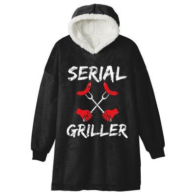 Serien Griller Grilling Master Chef Cook Cooking BBQ Gift Hooded Wearable Blanket