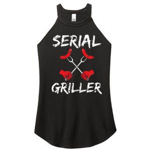 Serien Griller Grilling Master Chef Cook Cooking BBQ Gift Women's Perfect Tri Rocker Tank