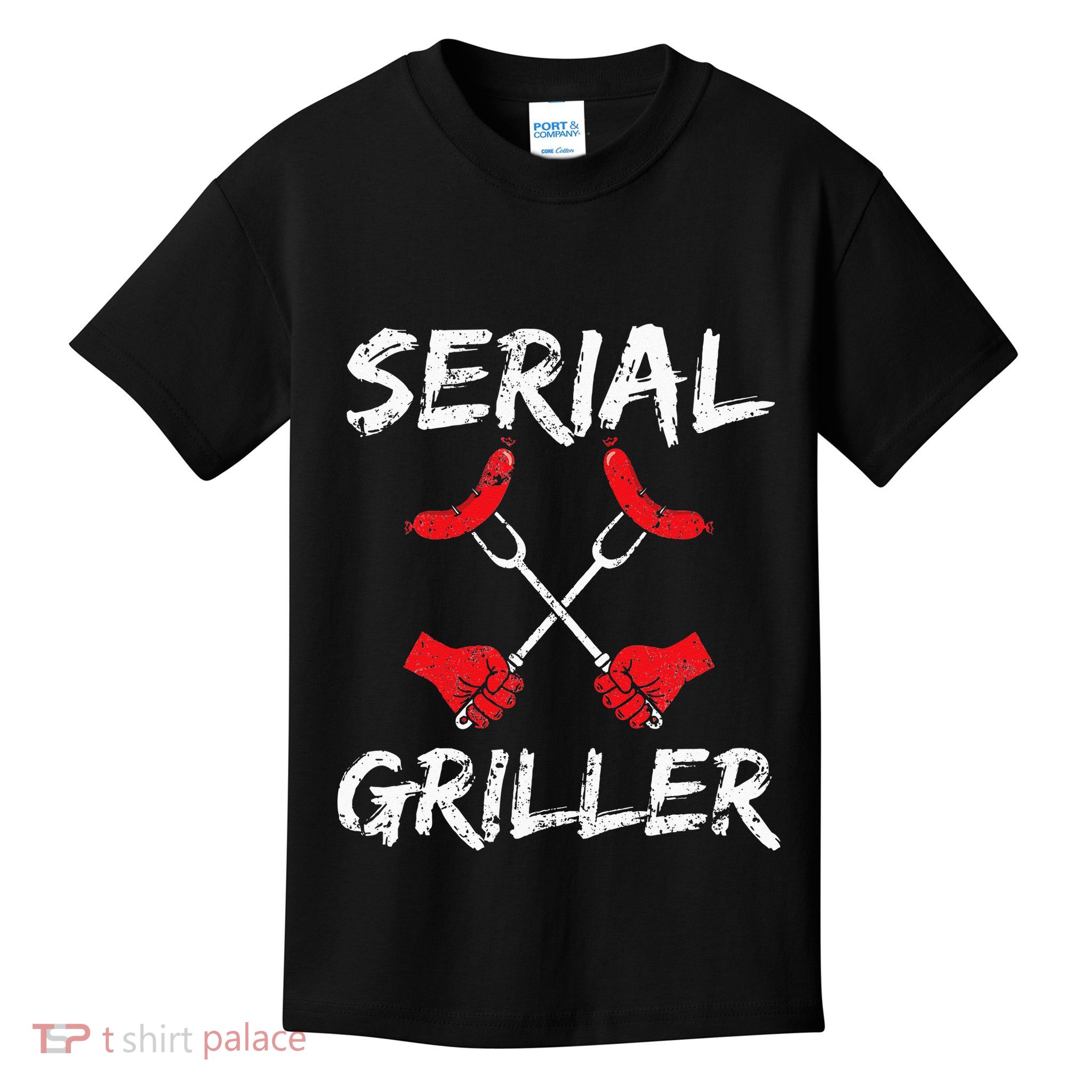 Serien Griller Grilling Master Chef Cook Cooking BBQ Gift Kids T-Shirt