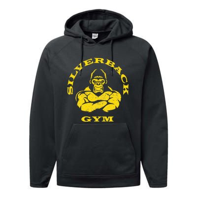 Silverback Gorilla Gym Powerlifting Strongman Performance Fleece Hoodie