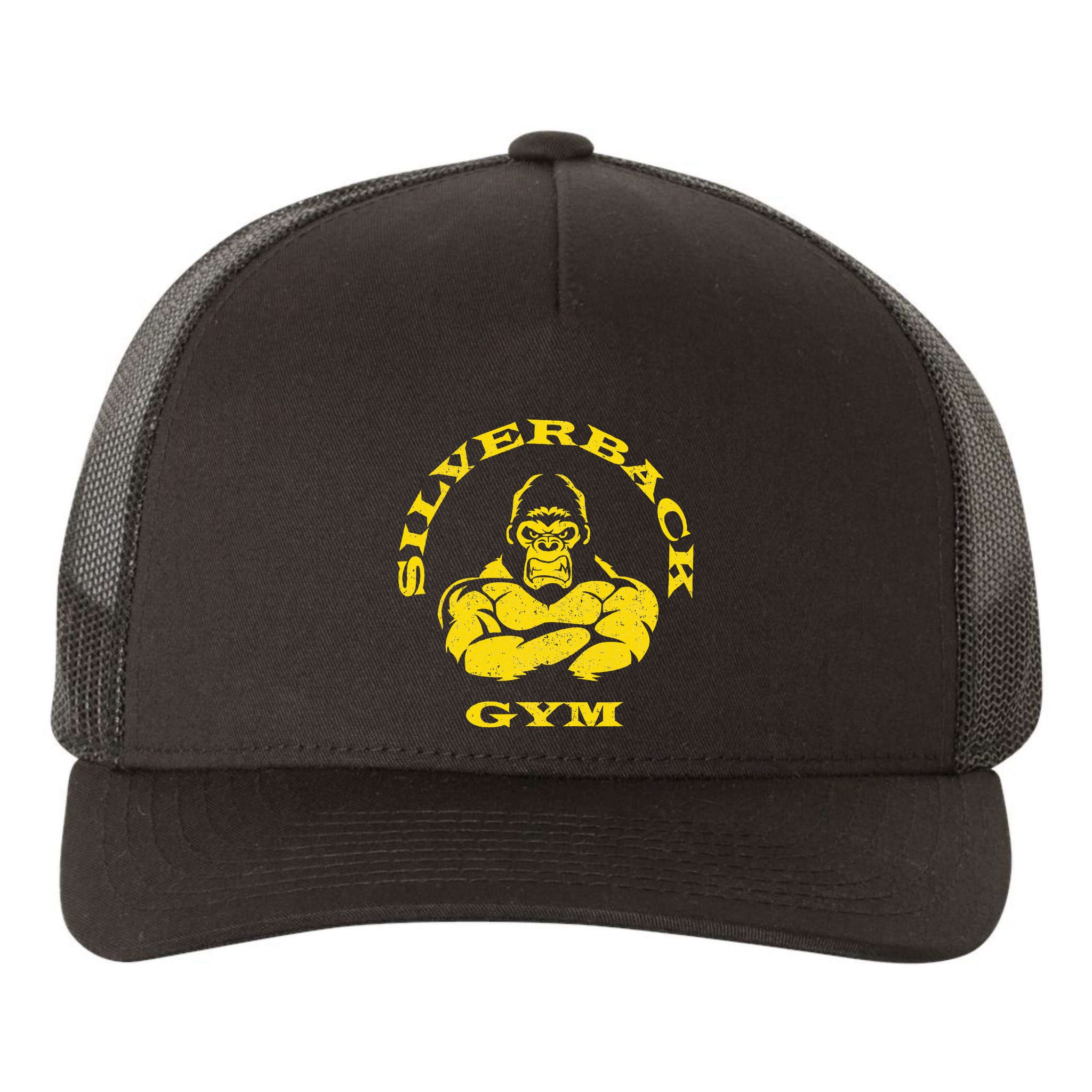 Silverback Gorilla Gym Powerlifting Strongman Yupoong Adult 5-Panel Trucker Hat