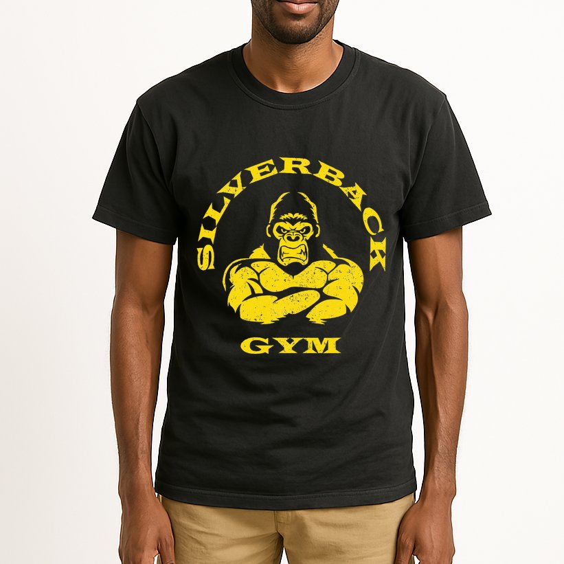 Silverback Gorilla Gym Powerlifting Strongman Tall T-Shirt