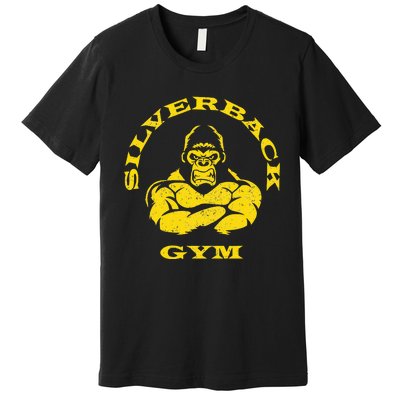 Silverback Gorilla Gym Powerlifting Strongman Premium T-Shirt