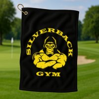 Silverback Gorilla Gym Powerlifting Strongman Golf Towel
