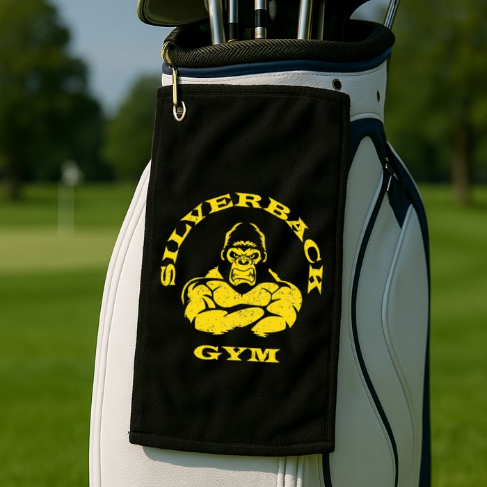 Silverback Gorilla Gym Powerlifting Strongman Golf Towel
