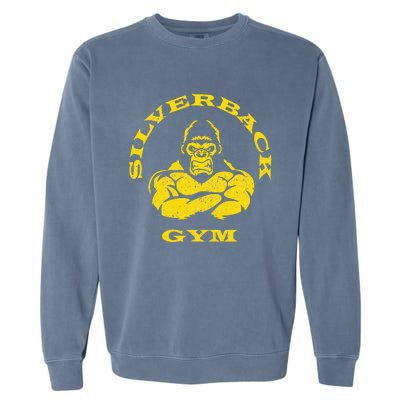 Silverback Gorilla Gym Powerlifting Strongman Garment-Dyed Sweatshirt