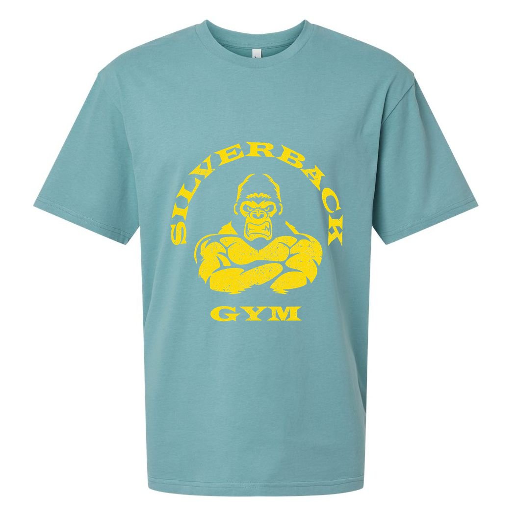 Silverback Gorilla Gym Powerlifting Strongman Sueded Cloud Jersey T-Shirt