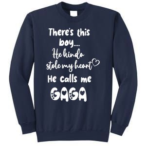 Special Grandma Grandmother This Boy Calls Me Gaga Sweatshirt