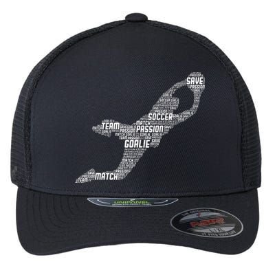 Soccer Goalie Goalkeeper Flexfit Unipanel Trucker Cap