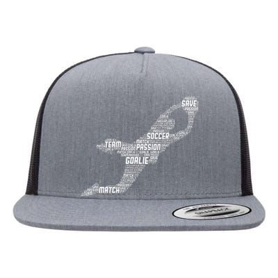 Soccer Goalie Goalkeeper Flat Bill Trucker Hat