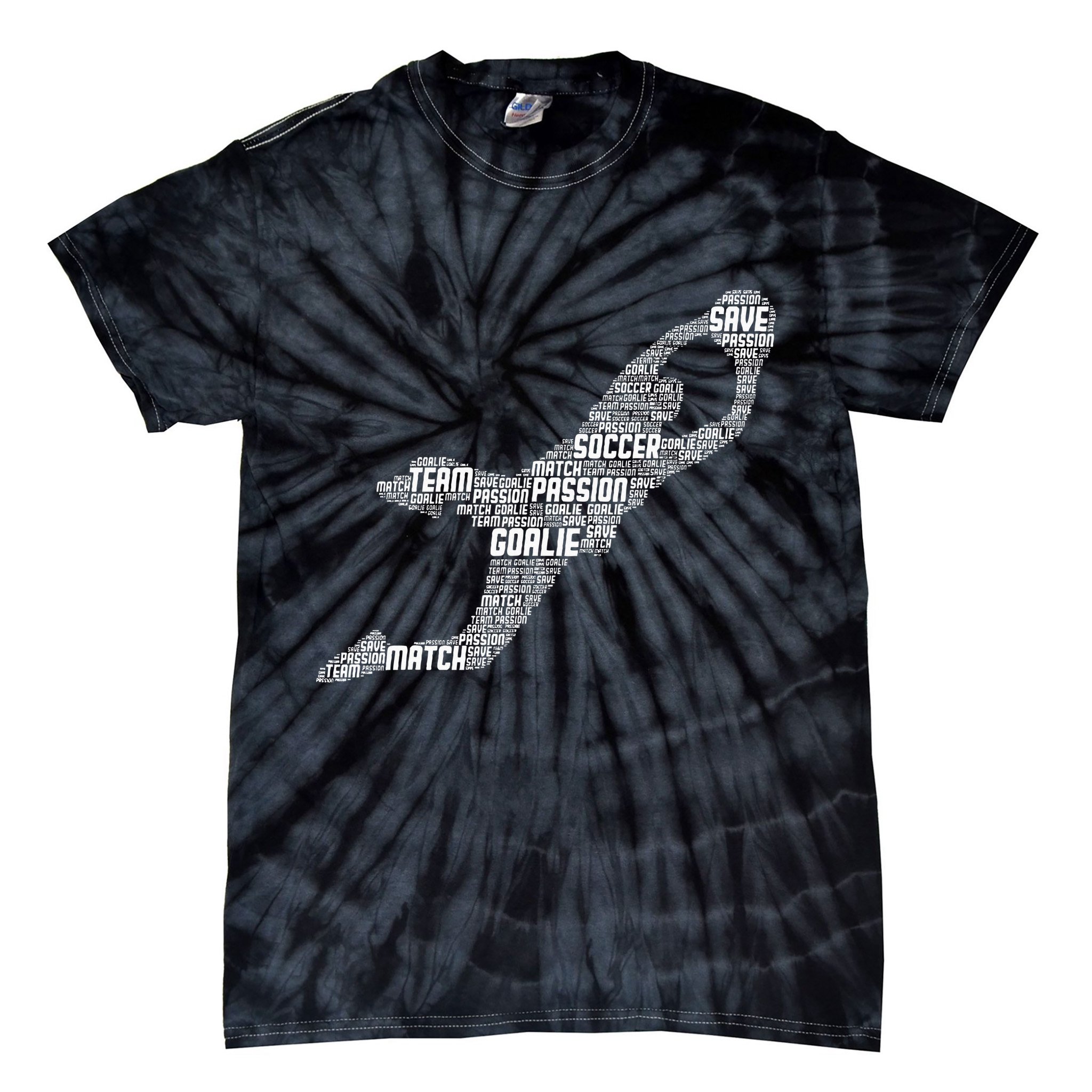 Soccer Goalie Goalkeeper Tie-Dye T-Shirt