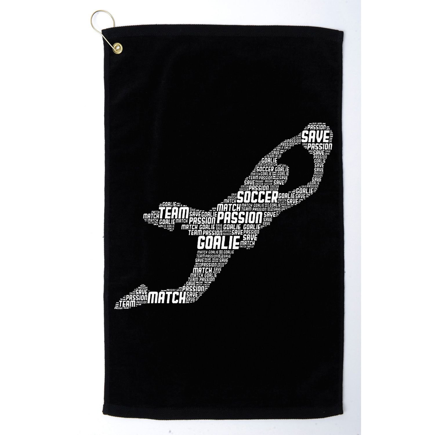 Soccer Goalie Goalkeeper Golf Towel
