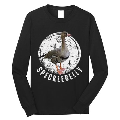 Specklebelly Goose Goose Hunting Speck White Front Long Sleeve Shirt