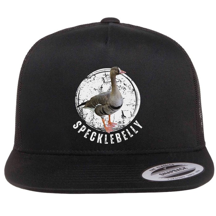 Specklebelly Goose Goose Hunting Speck White Front Flat Bill Trucker Hat